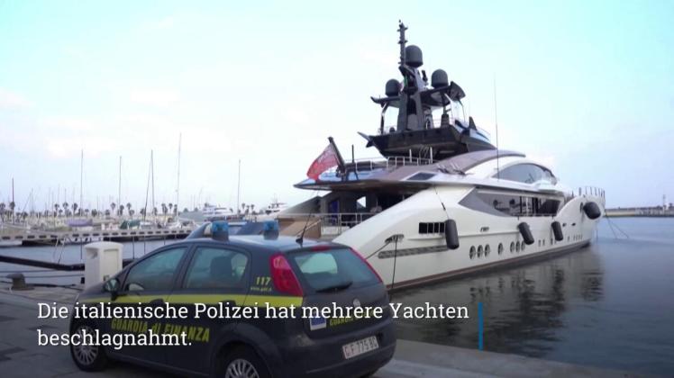 superyachten beschlagnahmt