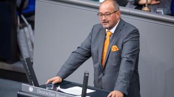 Der AfD-Bundestagsabgeordnete Uwe Witt spricht im Deutschen Bundestag.