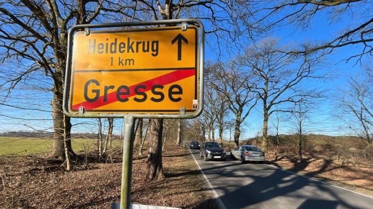 Für Radfahrer ist auf der K1 zwischen Gresse und Heidekrug bisher noch wenig Platz. Das soll sich jedoch ändern. Deswegen treibt die Gemeinde Gresse die Planungen weiter voran.