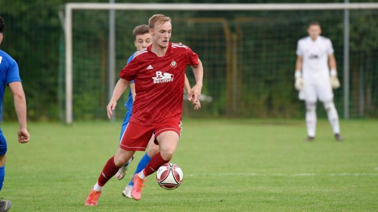Der neue Kapitän Johann Berger strebt mit dem Rostocker FC den zwölften Sieg im 16. Spiel an.