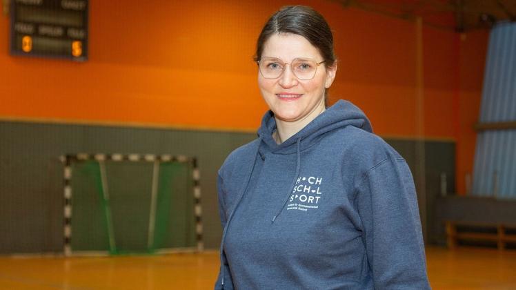 Dr. Juliane Lanz ist die neue Leiterin des Hochschulsportes der Universität Rostock.
