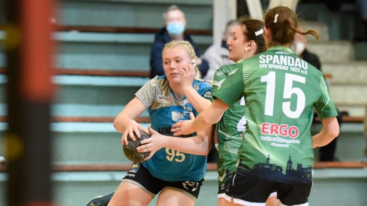 Führte gemeinsam mit Analena Schön klug das Kommando in der Defensive beim 27:21 des Rostocker HC II gegen Teltow/Ruhlsdorf: Sarah Dalchow