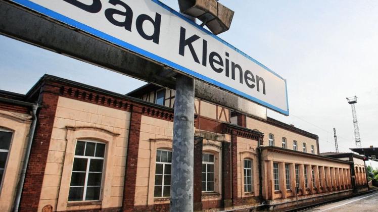 Polizeieinsatz auf dem Bahnhofsgelände in Bad Kleinen