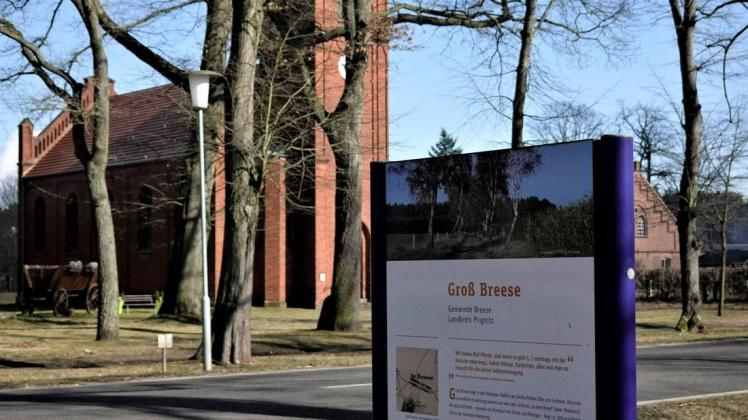 Bisher gibt es nur eine Informationstafel in Groß Breese. Bisher gibt es nur eine Informationstafel in Groß Breese.