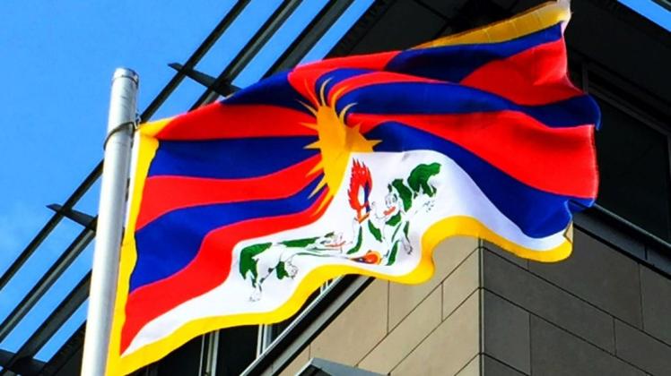 Auch in Bad Oldesloe wird am 10. März wieder die Tibet-Flagge gehisst. (Symbolfoto)