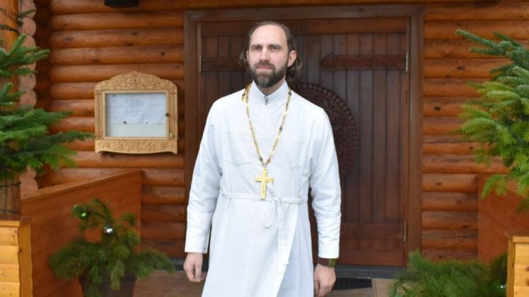 Es ist eine schwierige Situation für alle, sagt Idavain Dionisij, Priester der russisch-orthodoxen Kirche in Schwerin.