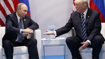 Treffen in Hamburg: Wladimir Putin (links) und Donald Trump trafen sich beim G20-Gipfel das erste Mal persönlich.