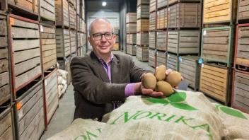 Das Unternehmen Norika in Groß Lüsewitz entwickelt neue Kartoffelsorten und sorgt für Nachschub an Saatkartoffeln für Landwirte im In- und Ausland. Tigran Richter leitet die Firma.
