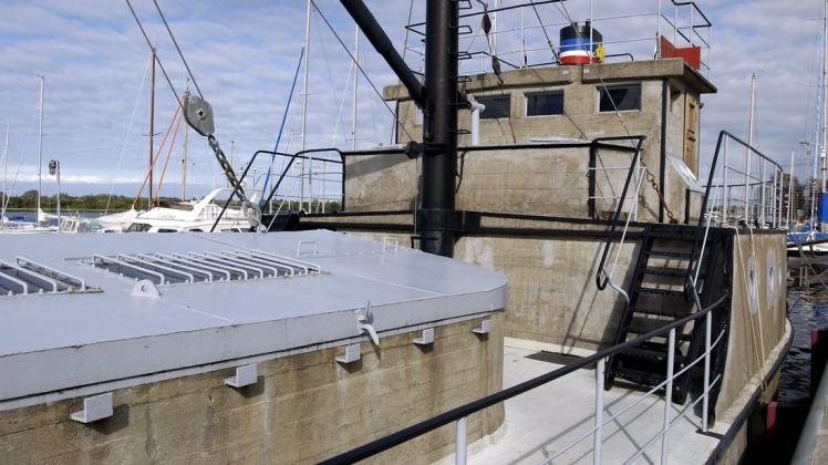 Selten: ein Schiff, das fast vollständig aus Beton besteht. Eines der letzten Exemplare liegt im Rostocker IGA-Park, die „Capella“. Selten: ein Schiff, das fast vollständig aus Beton besteht. Eines der letzten Exemplare liegt im Rostocker IGA-Park, die „Capella“.