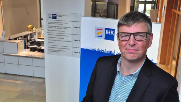Alter und neuer Präsident der IHK zu Rostock: Klaus-Jürgen Strupp