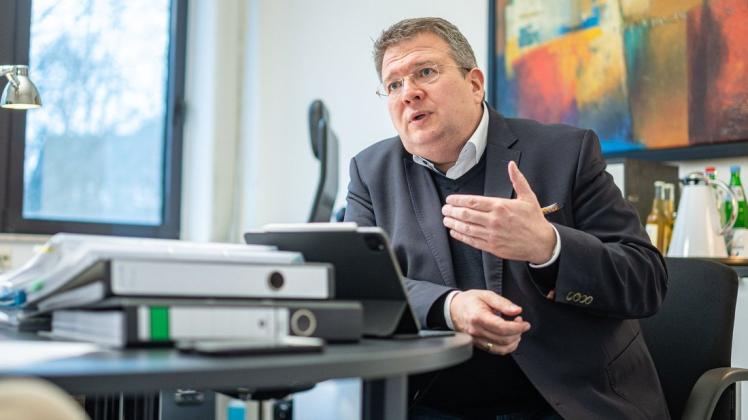 Imland-Geschäftsführer Markus Funk: Die von ihm empfohlene Medizinstrategie für die Imland-Standorte in Rendsburg und Eckernförde wurde vom Kreistag am Montag beschlossen.