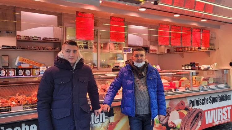 Bartosz Puszczevicz (l.) und Piotr  Puszczevicz hatten eigentlich ein gutes Jahr. Nur das Weihnachtsmarkt-Geschäft fiel wegen der Pandemie aus.