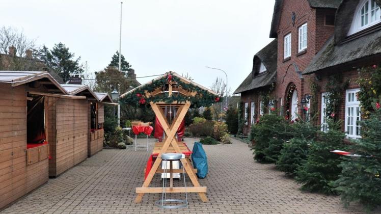 In Westerland wird bereits alles für den Adventszauber vorbereitet, der am Freitag beginnt.