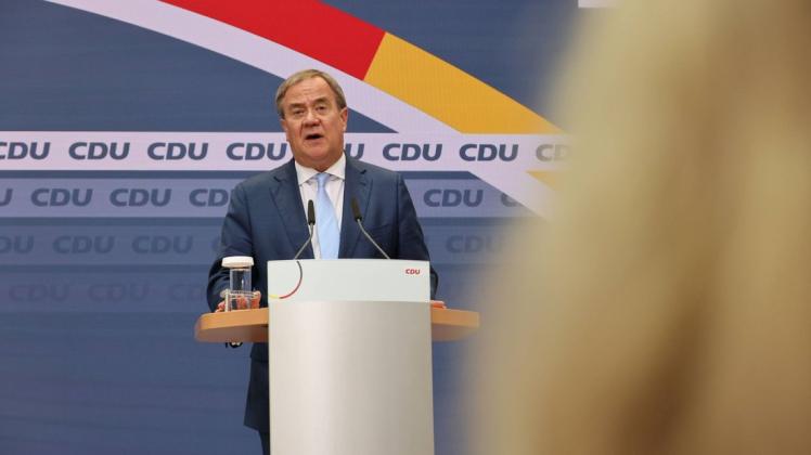 Hat nicht alleine verloren: CDU-Chef Laschet am Tag nach der Wahl.