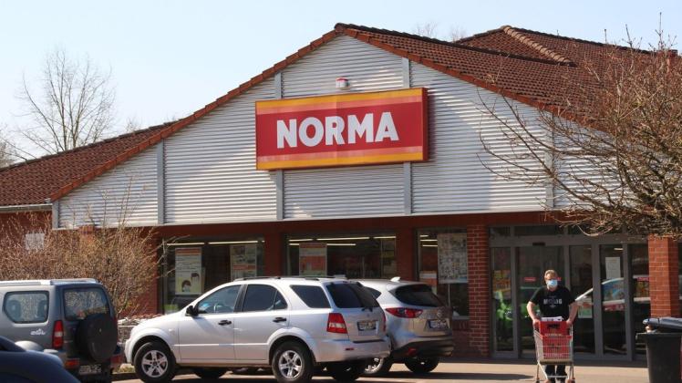 Der Lebensmittelmarkt Norma will in Schwaan neu bauen.