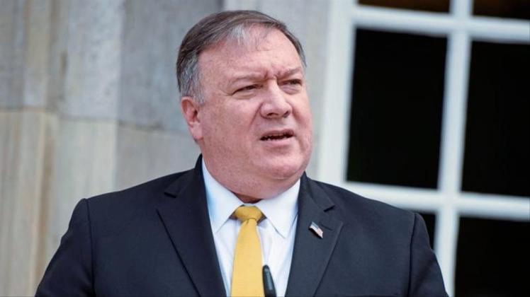 US-Außenminister Mike Pompeo am Freitag nach einem Treffen mit Außenminister Heiko Maas. 