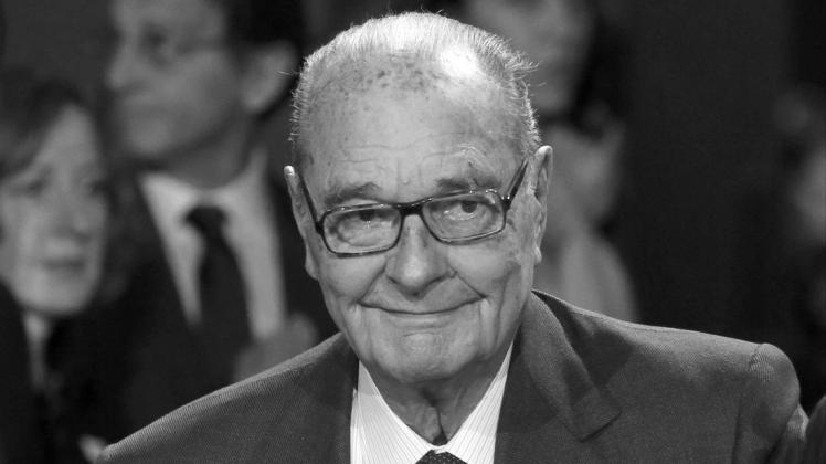 Der ehemalige französische Staatspräsident, Jacques Chirac, ist im Alter von 86 Jahren gestorben. Foto: dpa/Patrick Kovarik / Pool