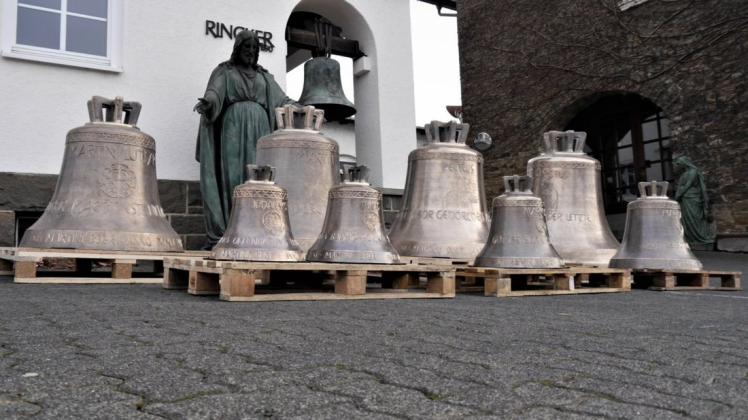 Die neuen Glocken hängen inzwischen im Kirchturm in Buer. 