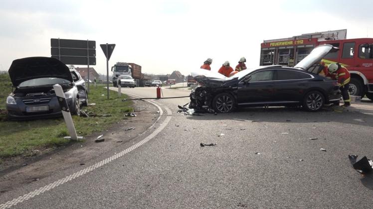 Drei Verletzte Bei Verkehrsunfall Auf Der B68 Bei | NOZ