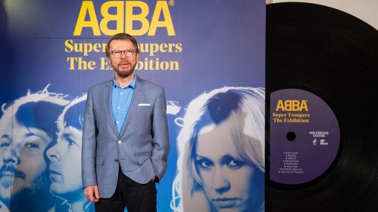Björn Ulvaeus, Mitglied der schwedischen Erfolgsband Abba, schwärmt von der Wiedervereinigung der Band. Auf neue Musik müssen die Fans aber weiter warten. Foto: dpa/Dominic Lipinski/PA Wire