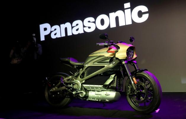 Auf der CES hat Harley Davidson sein neues Geschoss auf einer Präsentation von Panasonic gezeigt. Foto: AFP/Justin Sullivan