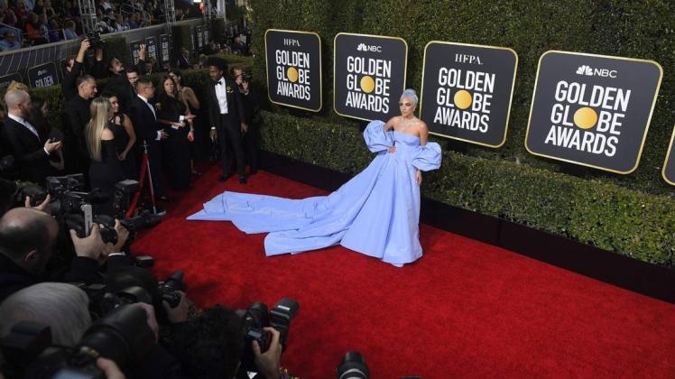Lady Gaga auf dem roten Teppich der Golden-Globes-Verleihung 2019. Foto: Imago/Kevin Sullivan