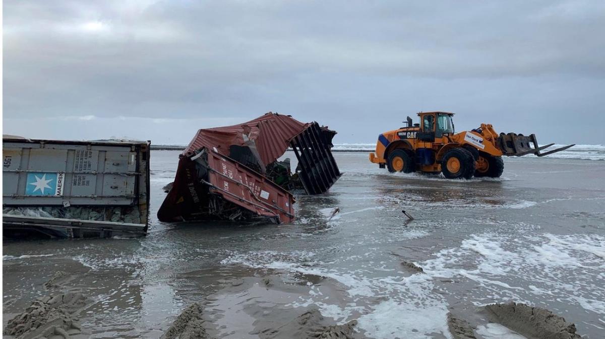 Container Havarie Auf Der Nordsee Bundesregierung Setzt Sich Noz