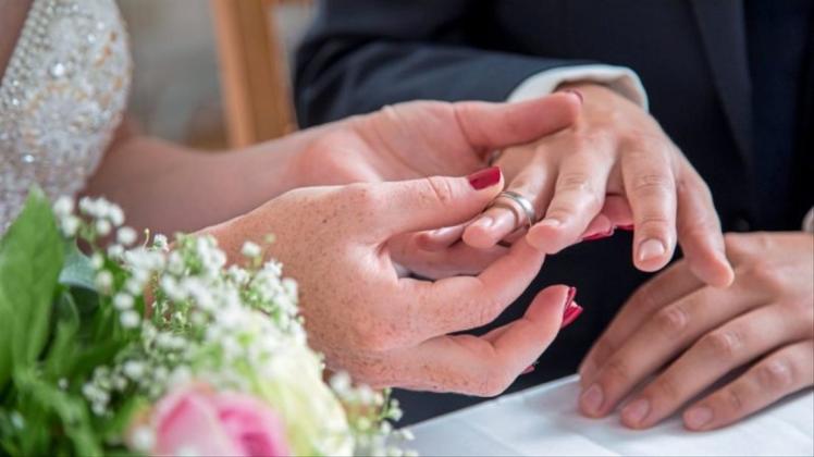 Laut Statistik ist die Zahl der Eheschließungen in Ganderkesee angestiegen. Symbolfoto: dpa-tmn