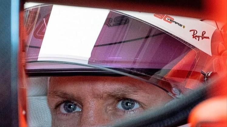 Muss bei seinem Heimrennen von weit hinten starten: Sebastian Vettel. 