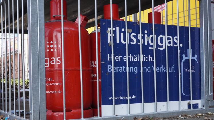 Flüssiggas/ Propangas beim E-Center in Osnabrück