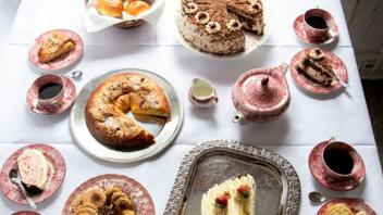 Südjütländische Kaffeetafeln haben es in sich: Mindestens 21 Sorten von Kuchen, Torte und Kleingebäck werden kredenzt.