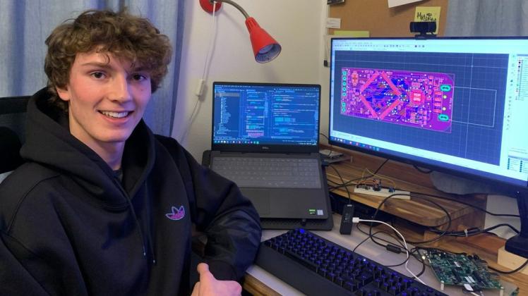 Mit 18 Jahren schon ein IT-Fachmann: Veit Eysholdt belegte bei Jugend forscht den 1. Platz im Fachbereich Mathematik/Informatik.