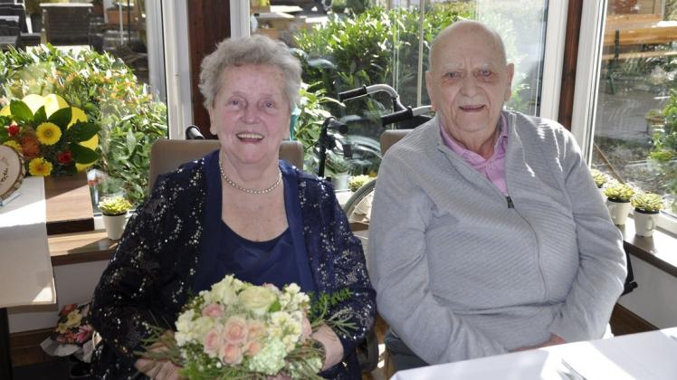 Sind seit 60 Jahren verheiratet: Monika und Klaus Dietz aus Wittenberge.