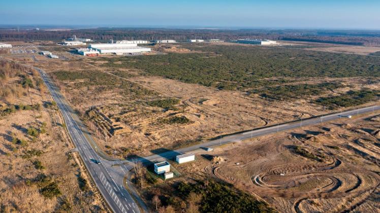 Der Industriepark Schwerin in den Göhrener Tannen hätte Standort einer Chipfabrik von Intel werden können.
