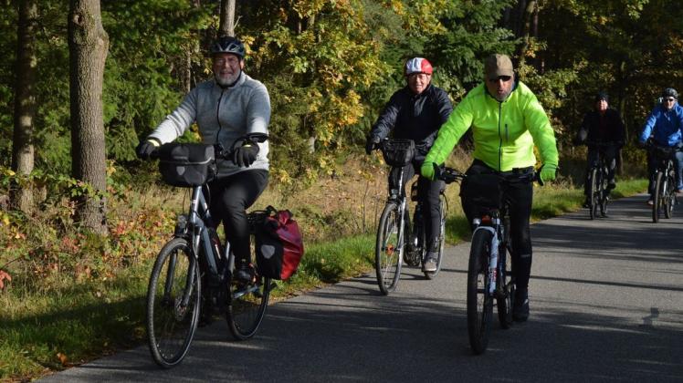 Die Sternradler waren auch im Vorjahr auf einer Tour durch das Sternberger Seenland unterwegs.
