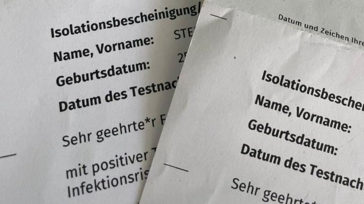 Jeder, der an Corona erkrankt, erhält aktuell einen solchen Brief. Doch in vielen Fällen kommt dieser erst viel zu spät.
