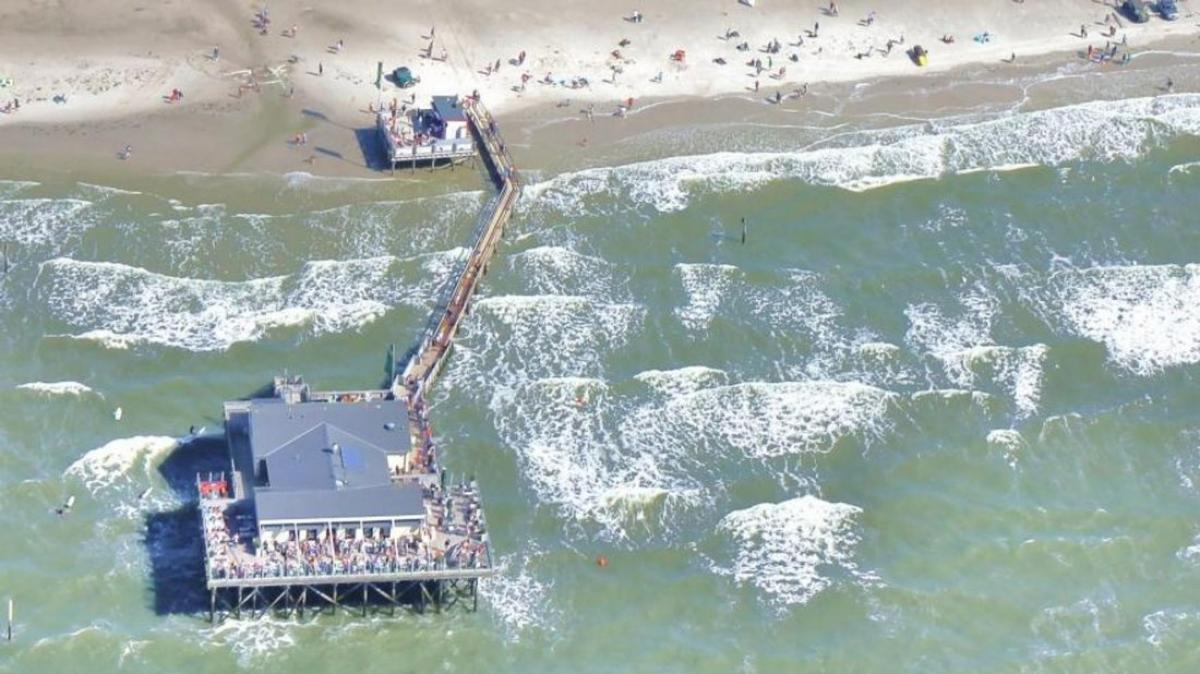 Neuer Standort für Strandbar: Vorentwurf für neuen Pfahlbau in