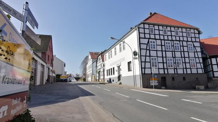 Die Bremer Straße zwischen Großer Straße und Rosental wird ab April für mehrere Wochen zur Baustelle.