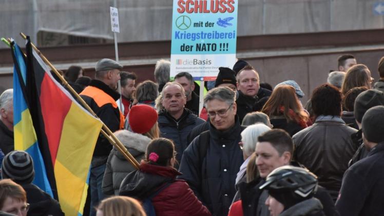 Am vergangenen Montag hatten sich rund 250 Menschen am Marienkirchhof versammelt.