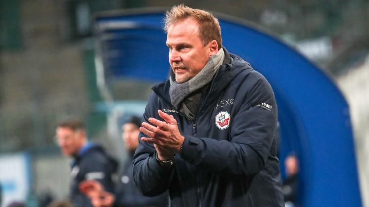 Manager Martin Pieckenhagen hat ehrgeizige Ziele mit dem FC Hansa. Er will den Koggenclub in der 2. Bundesliga etablieren.