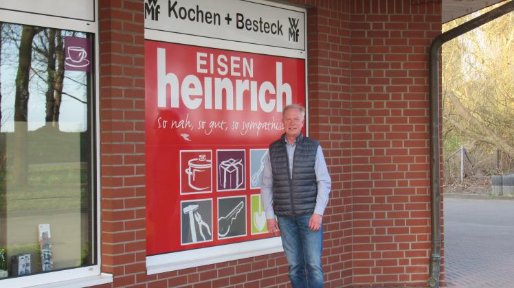 Nach fast drei Jahrzehnten schließt Lutz Heinrich sein Geschäft „Eisen-Heinrich“ in der Boizenburger
Markttorstraße 8.