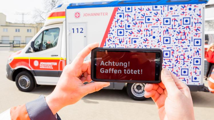 Rettungswagen mit «Anti-Gaffer-Design» in Brandenburg