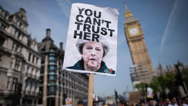 Protest gegen den Brexit in London.