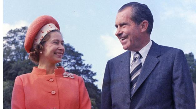 1970: Queen Elizabeth II. und Richard Nixon. 1970: Queen Elizabeth II. und Richard Nixon.