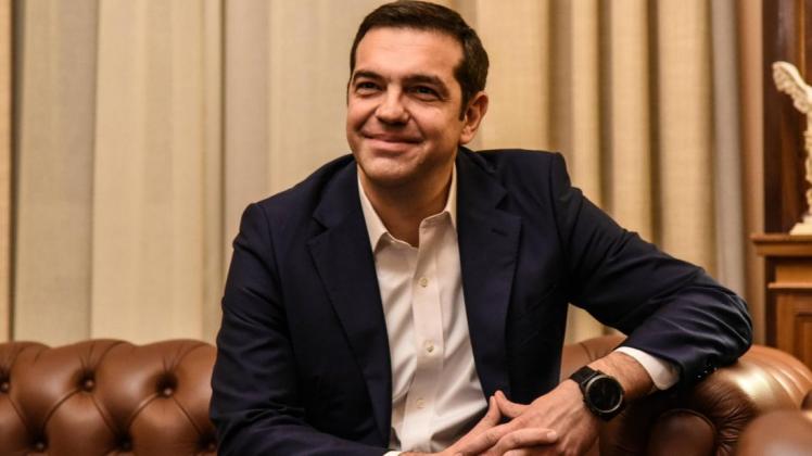 Mag es casual: Der griechische Premier Alexis Tsipras verzichtet stets auf eine Krawatte. Foto: imago/Wassilis Aswestopoulos