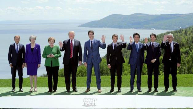 Das "Familienfoto" der Staats- und Regierungschefs. Foto: dpa