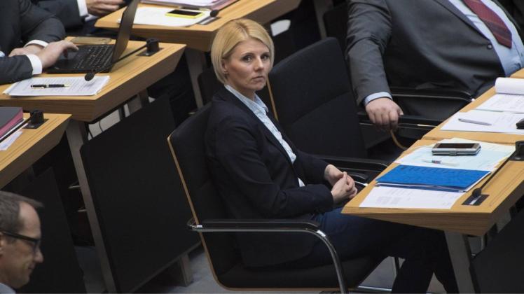 Die Berliner AfD-Abgeordnete Jessica Bießmann.