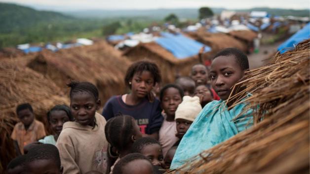 Ein Flüchtlingsdorf im Kongo. Laut Helfern herrscht in dem zentralafrikanischen Staat die weltweit schlimmste Flüchtlingskrise: 2017 waren Millionen Menschen auf der Flucht. Foto: dpa/Christian Jepsen/Norwegian Refugee Council NRC