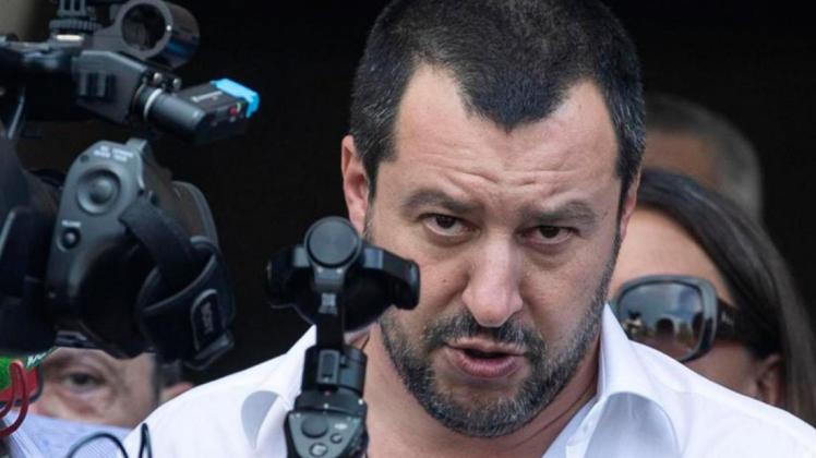 Matteo Salvini, Chef der fremdenfeindlichen Lega, sprach mit heftigen Worten über ertrunkene Flüchtlinge. Foto: dpa/Massimo Percossi/ANSA/AP