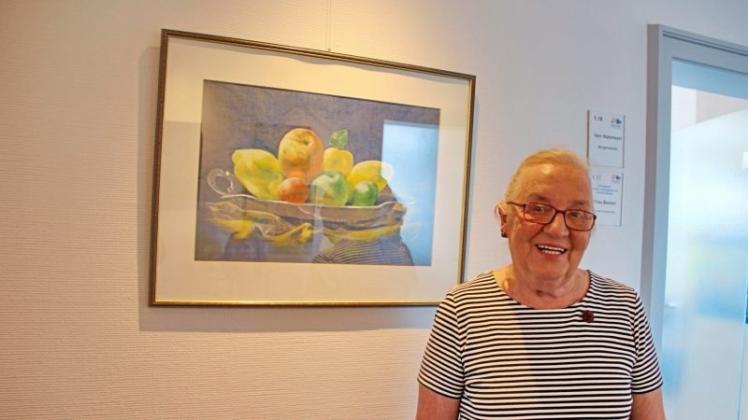 Rixte Haro leitet seit  rund 20 Jahren mit Leidenschaft und Herzblut das Mittwochsatelier der Kunstschule Bad Essen. 